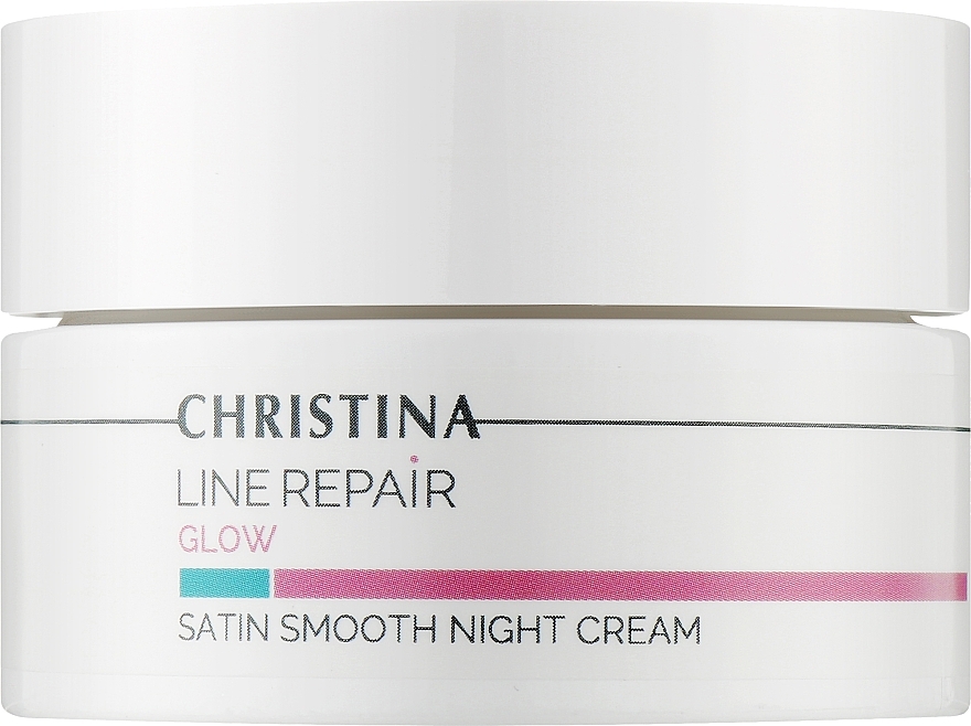 Нічний крем для обличчя "Гладкість сатину" - Christina Line Repair Glow Satin Smooth Night Cream — фото N1