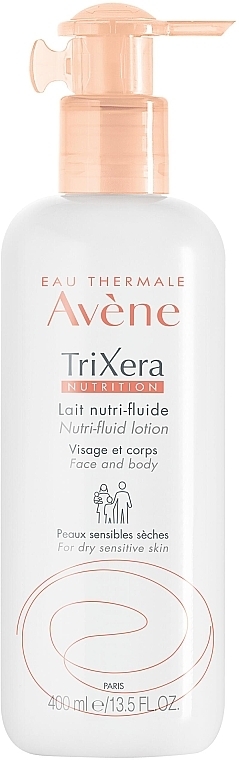 Легкое питательное молочко для лица и тела - Avene Trixera Nutrition Nutri-Fluid Lotion — фото N3