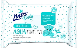 Духи, Парфюмерия, косметика Детские влажные салфетки, 48 шт - Linteo Baby Aqua