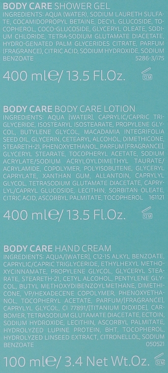 Набір - Declare Body Care Xmas Set (sh gel/400ml + b/lot/400ml + h/cr/100ml) — фото N3