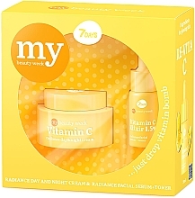 Духи, Парфюмерия, косметика Набор - 7 Days My Beauty Week Just Drop Vitamin Bomb Gift Set (cr/50ml + ser/20ml)