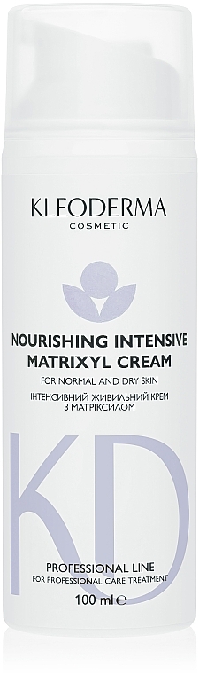 Интенсивный питательный крем с матриксилом - Kleoderma Intensive Nourishing Cream Matrixyl — фото N1