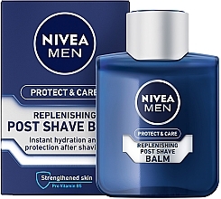 Парфумерія, косметика УЦІНКА Зволожувальний бальзам після гоління "Захист та догляд" - NIVEA MEN *