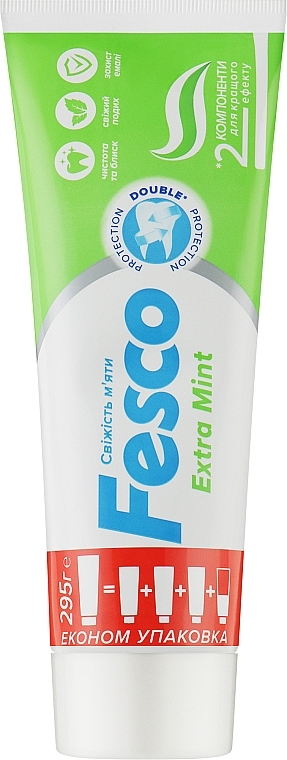 Зубная паста "Свежесть мяты" - Fesco Extra Mint — фото N2