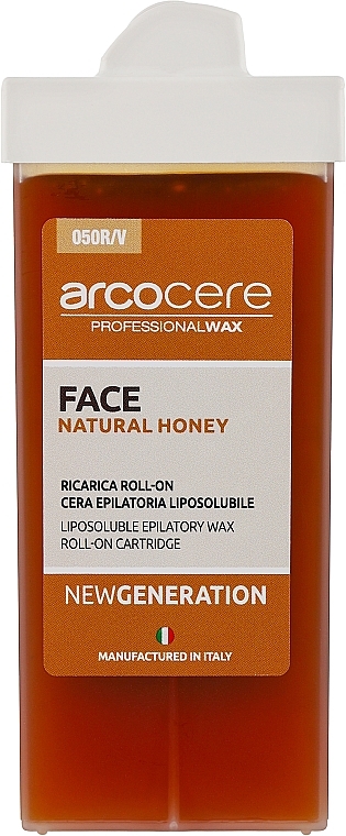 Воск для эпиляции лица с узким роликом с медом - Arcocere Professional Wax Face Natura Honey — фото N1