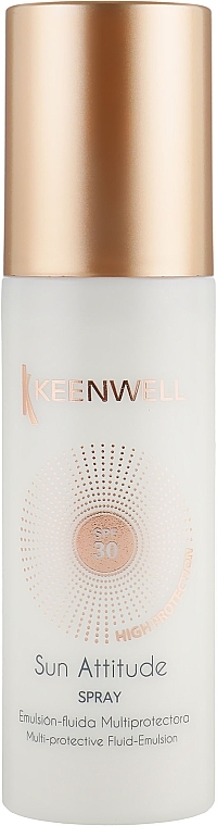 УЦЕНКА Мультизащитный спрей-флюид для тела - Keenwell Sun Care Multi-Protective Fluid Body Emulsion SPF 30 Spray * — фото N2