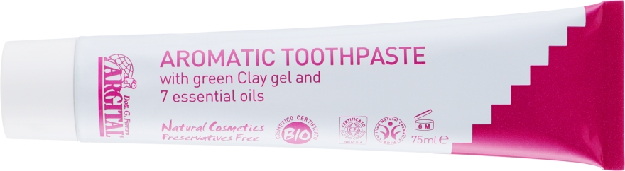 Зубна паста ароматна з семи ефірних масел - Argital Aromatic Toothpaste — фото N2