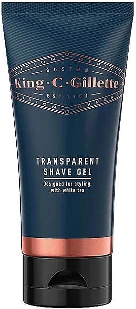 Гель для гоління - Gillette King C. Gillette Transparent Shave Gel — фото N1
