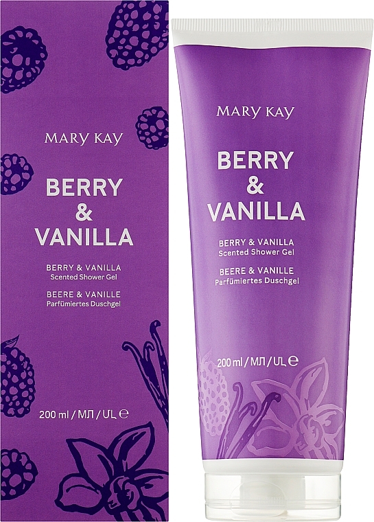 Гель для душу "Ягоди та ваніль" - Mary Kay Scented Shower Gel Berry & Vanilla — фото N2