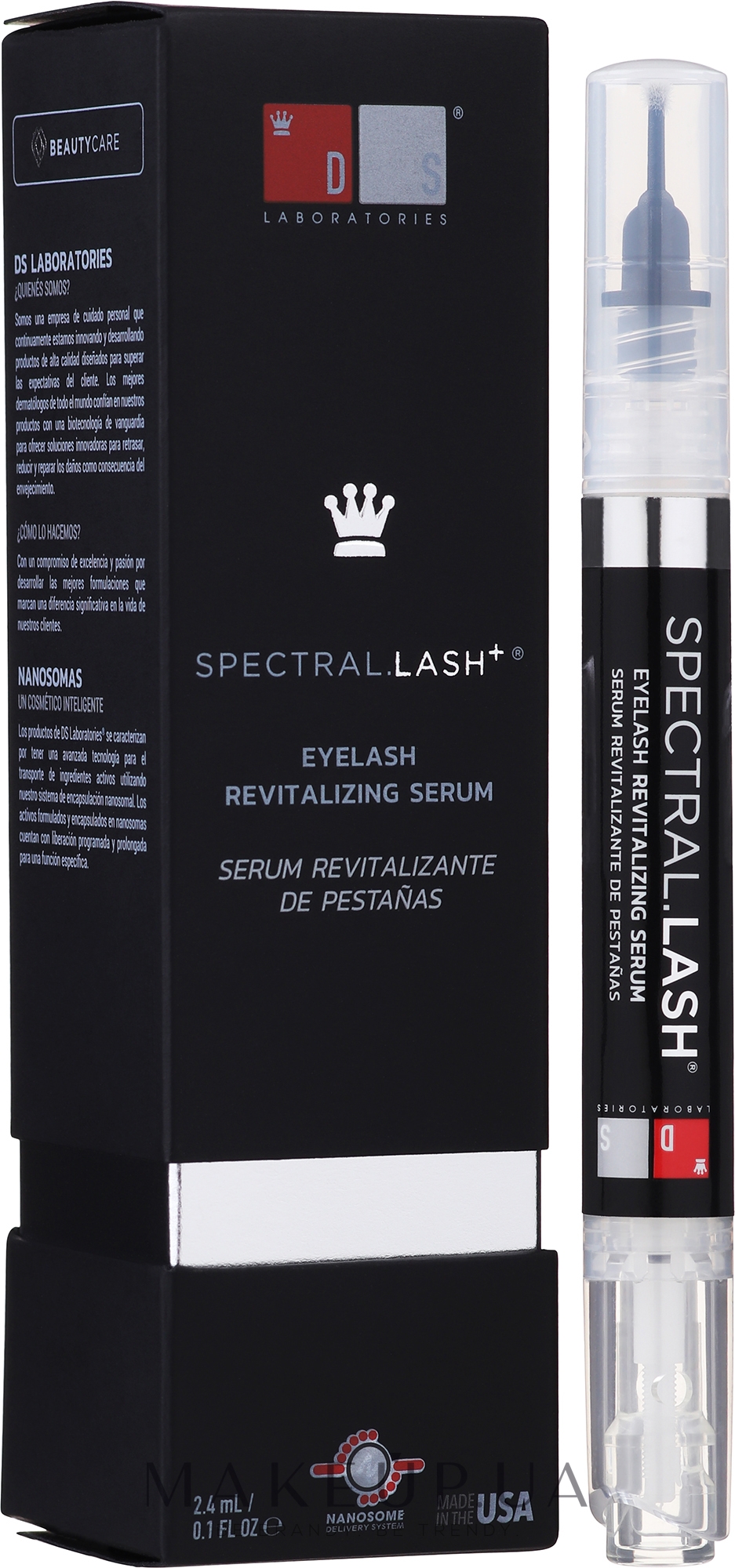 Сыворотка для роста ресниц - DS Laboratories Spectral.LASH Eyelash Growth Serum — фото 2.4ml