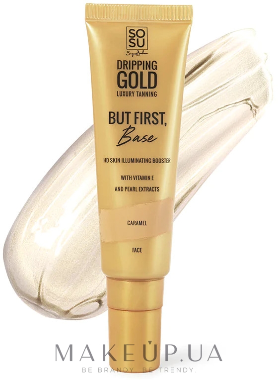 База под макияж - Sosu by SJ Dripping Gold But First Face Base — фото Caramel