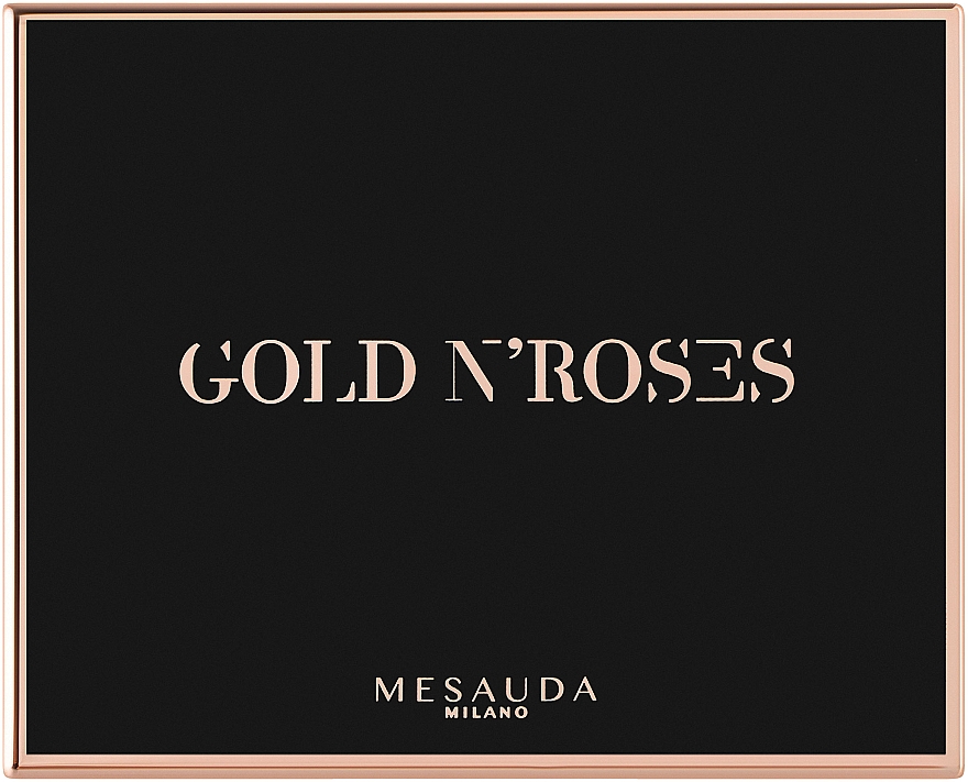 Палетка тіней для очей - Mesauda Milano Gold n'Roses — фото N2
