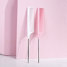 Набор расчесок с металлическим хвостиком, 2 шт. - Brushworks Professional Needle Combs — фото N3