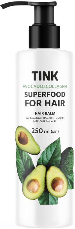 Бальзам для придания объема "Авокадо и коллаген" - Tink SuperFood For Hair Avocado & Collagen Balm