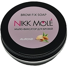 Мило-фіксатор для брів "Мигдаль" - Nikk Mole Brow Fix Soap Almond — фото N3