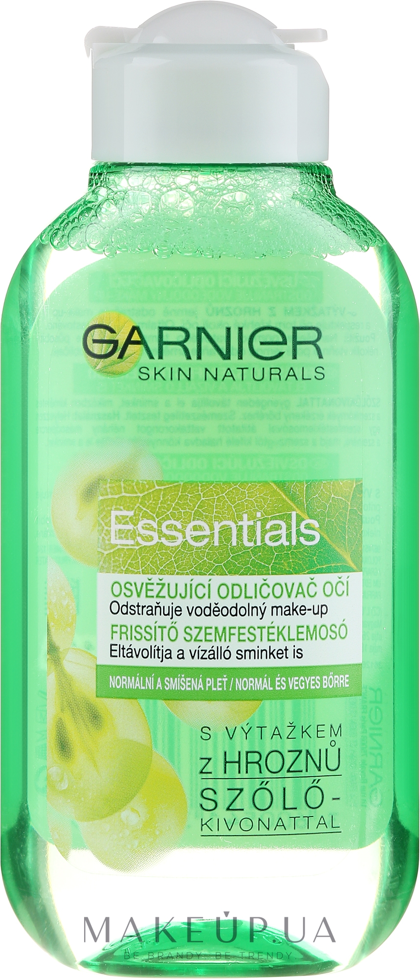 Жидкость для снятия макияжа для нормальной и чувствительной кожи - Garnier Skin Naturals Essentials — фото 125ml