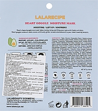 Гидрогелевая маска для кожи вокруг глаз - Lalarecipe Heart Goggle Moisture Mask — фото N2