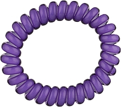 Парфумерія, косметика Резинка-пружинка для волосся, Pf-153, фіолетова - Puffic Fashion