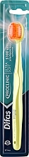 Духи, Парфюмерия, косметика Зубная щетка "Ultra Soft" 512568, салатовая с оранжевой щетиной - Difas Pro-Clinic 5100