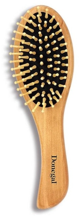 Щетка для волос деревянная, 9037 - Donegal Nature Gift Hair Brush — фото N1