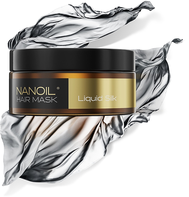 Маска для волосся з протеїнами шовку - Nanoil Liquid Silk Hair Mask — фото N3