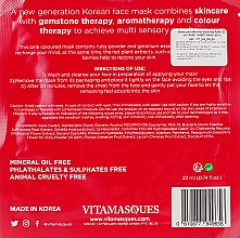 Маска для обличчя "Рубін" - Vitamasques Sheet Mask Ruby — фото N2