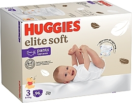 Подгузники-трусики Elite Soft Pants 3 (6-11 кг), 96 шт. - Huggies — фото N2
