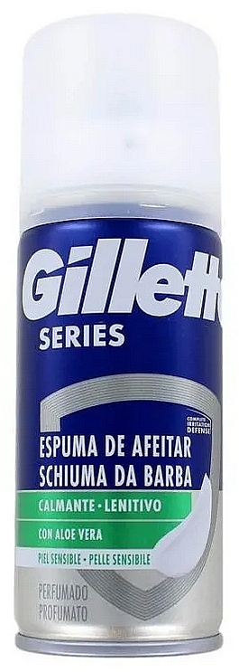 Піна для гоління - Gillette Series Sensitive Aloe Vera — фото N1