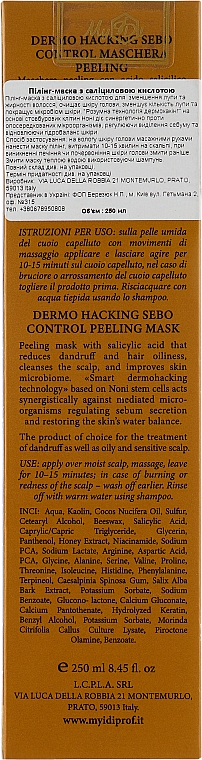 Пилинг-маска с салициловой кислотой для кожи головы - MyIDi Dermo Hacking Sebo Control Peeling Mask — фото N3