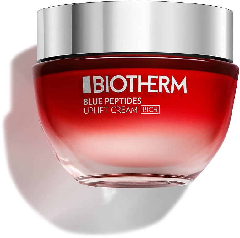 Насыщенный крем с эффектом лифтинга и придание сияния для сухой кожи лица - Biotherm Blue Peptides Uplift Cream Rich — фото N1