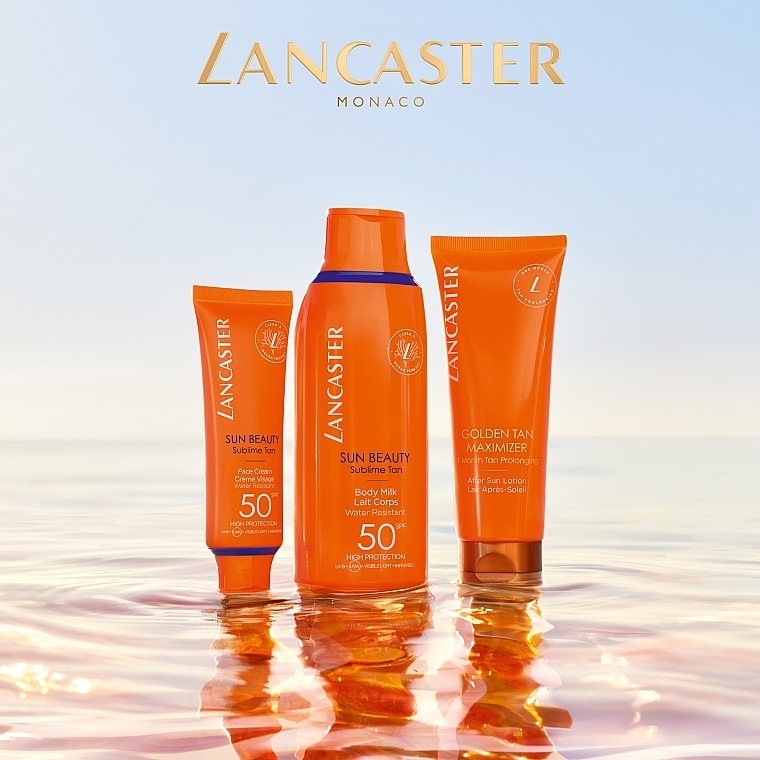 Солнцезащитный водостойкий крем для лица - Lancaster Sun Beauty SPF50 — фото N7