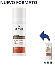 Антивіковий сонцезахисний крем для обличчя з SPF 50 - Rilastil Sun System Age Repair SPF50+ Crema Solare Viso — фото N4