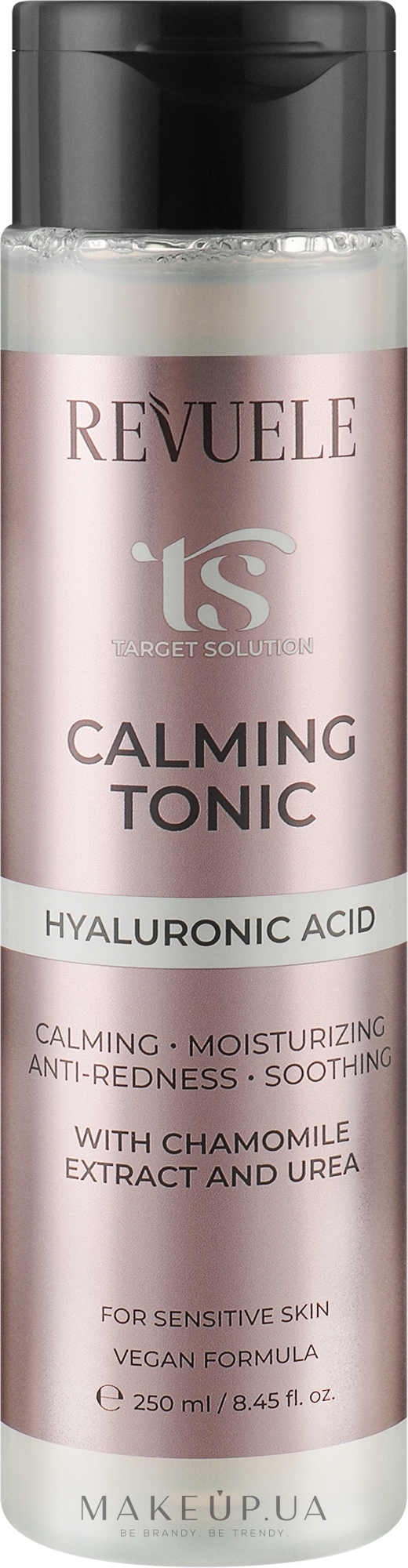 Заспокійливий тонік із гіалуроновою кислотою - Revuele Target Solution Calming Tonic — фото 250ml