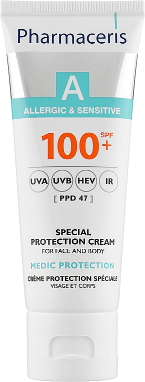 Солнцезащитный крем для лица - Pharmaceris A Medic Protection Special Protection Cream SPF 100+