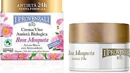 Антивіковий крем для обличчя - I Provenzali Rosa Mosqueta Organic 24H Anti-Aging Face Cream — фото N1