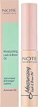 Note Moisturizing Lash and Brow Oil - Note Moisturizing Lash and Brow Oil — фото N2