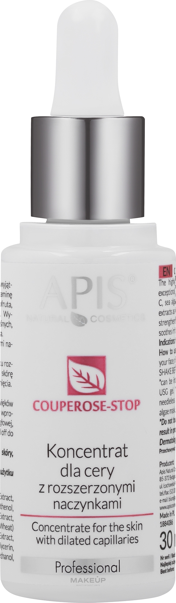 Концентрат для кожи с капиллярными проблемами - APIS Professional Couperose-Stop Concentrate — фото 30ml