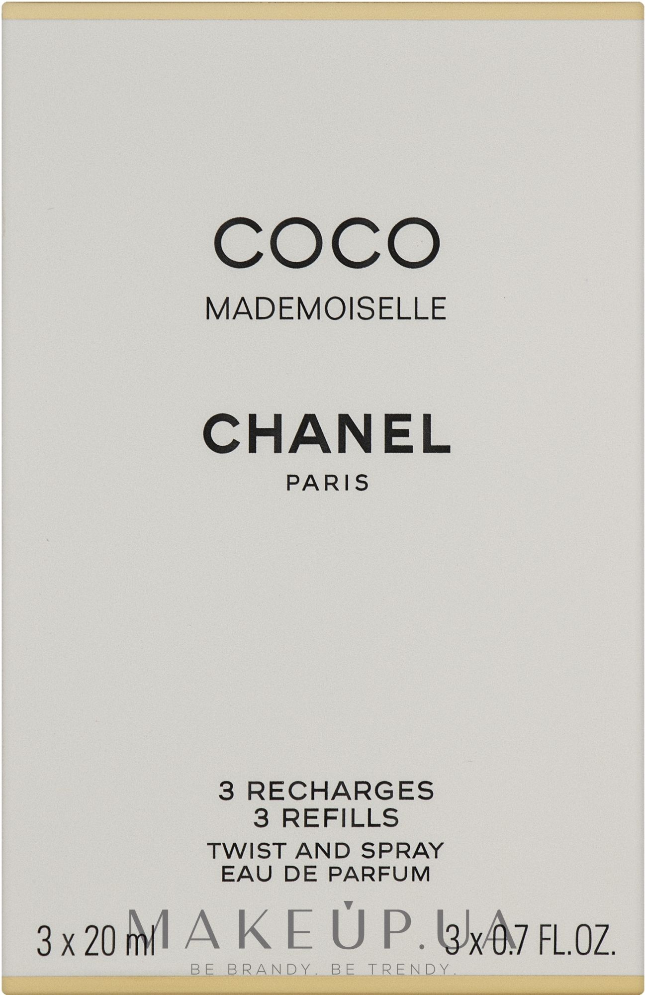 Chanel Coco Mademoiselle - Парфюмированная вода (сменный блок) — фото 3x20ml