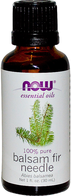 Эфирное масло пихты - Now Foods Essential Oils 100% Pure Balsam Fir Needle — фото N1
