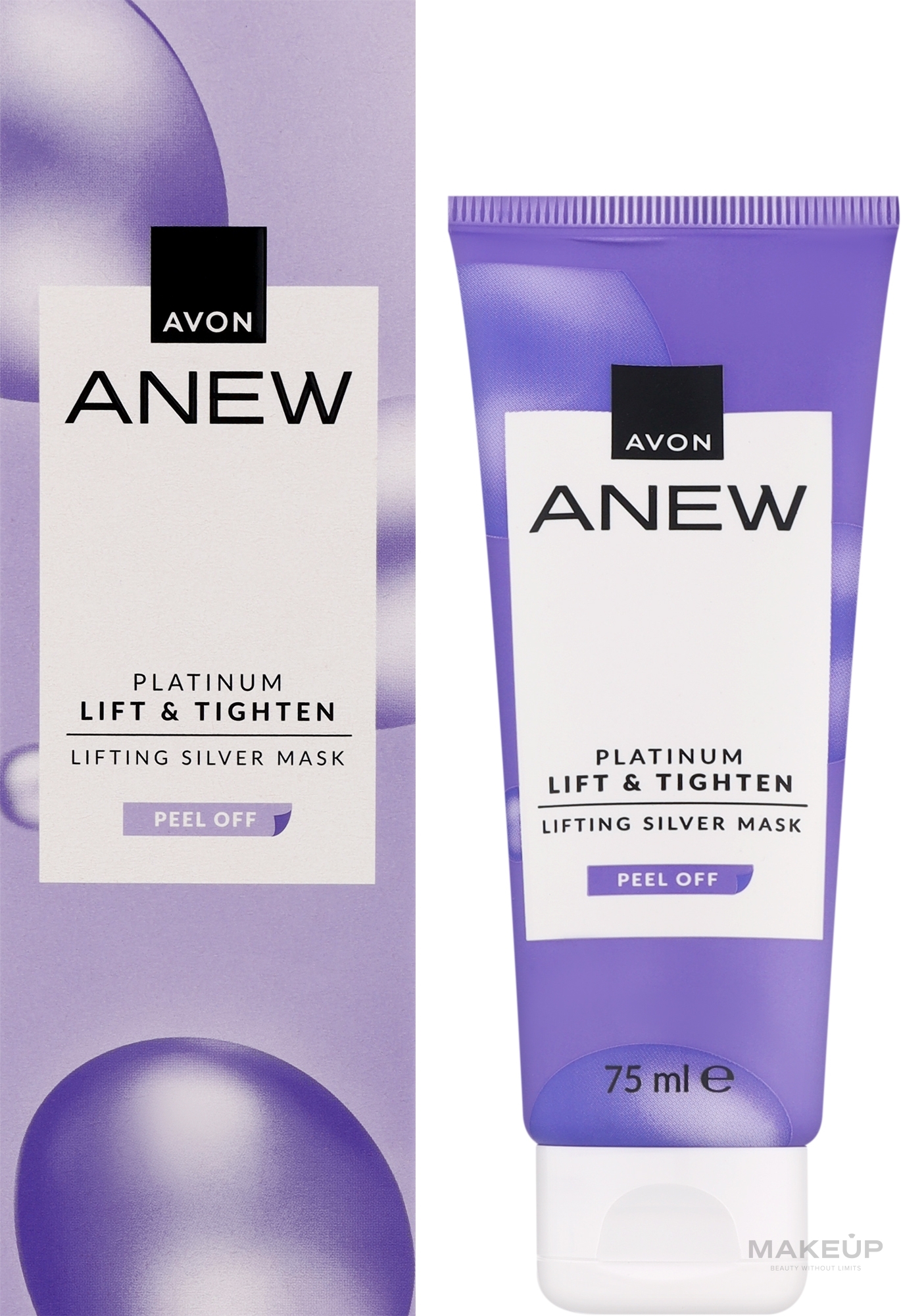 Маска для лица - Avon Anew Platinum Lifting Silver Peel-off Mask — фото 75ml