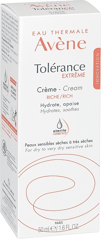 Увлажняющий крем для сухой чувствительной кожи - Avene Peaux Hyper Sensibles Tolerance Extreme Cream