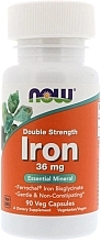 Капсулы "Железо", 36 мг - Now Foods Iron  — фото N1