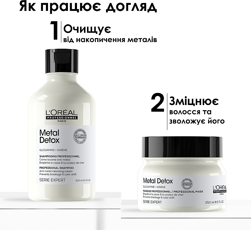 Набір - L'Oreal Professionnel Serie Expert Metal Detox (shm/300ml + mask/250ml) — фото N4