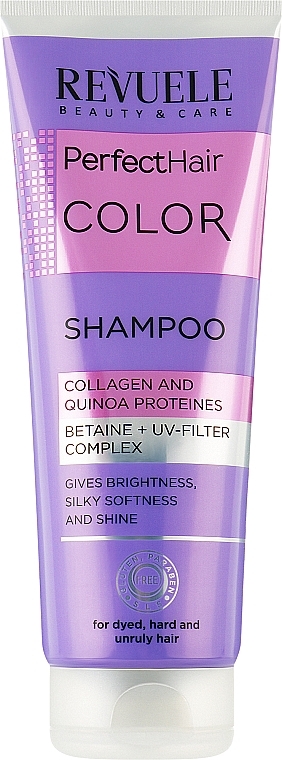 Шампунь для фарбованого й тонованого волосся - Revuele Perfect Hair Color Shampoo — фото N1