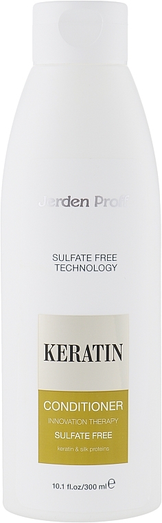 УЦЕНКА Кондиционер для волос безсульфатный с кератином - Jerden Proff Sulfate Free Conditioner * — фото N4