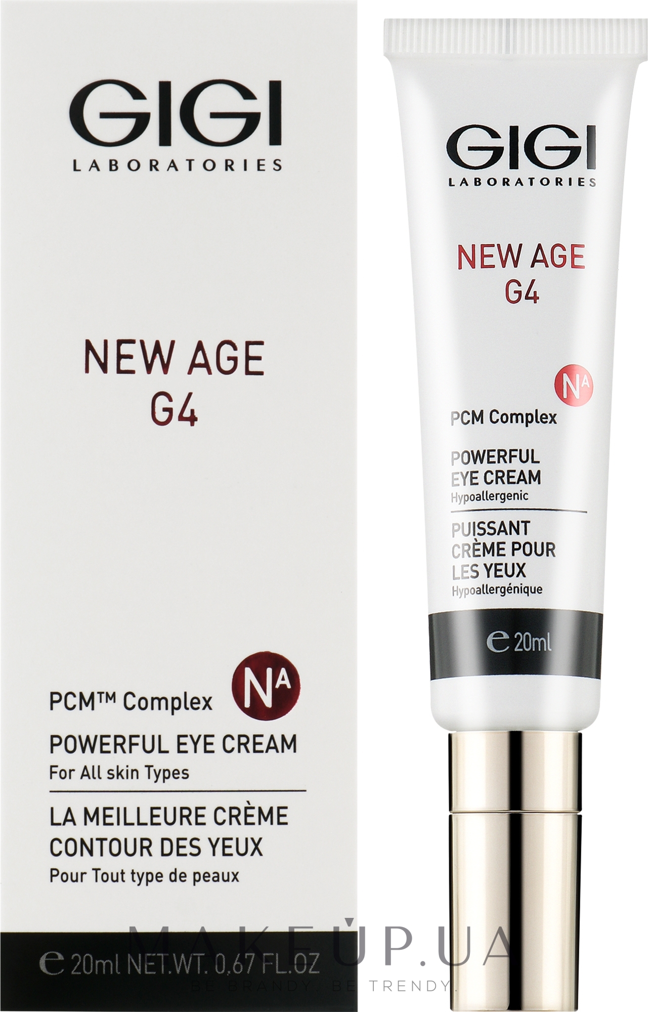 Крем для повік ліфтинговий - GIGI New Age G4 Powerfull Eye Cream — фото 20ml