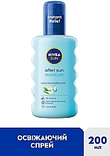 Освежающий спрей "Увлажнение после загара" - NIVEA SUN After Sun Moisture — фото N2