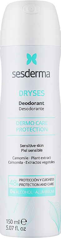 Дезодорант "Защита кожи" - SesDerma Laboratories Dryses Dermo Care Protection — фото N1