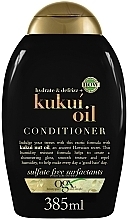 Парфумерія, косметика Кондиціонер для зволоження та гладкості волосся з олією гавайського горіха (кукуї)  - OGX Kukui Oil Conditioner