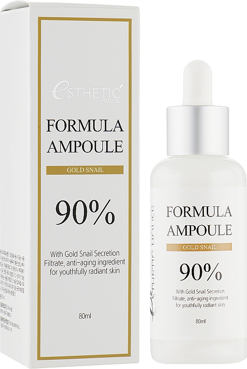 Омолоджувальна сироватка для обличчя - Esthetic House Formula Ampoule Gold Snail